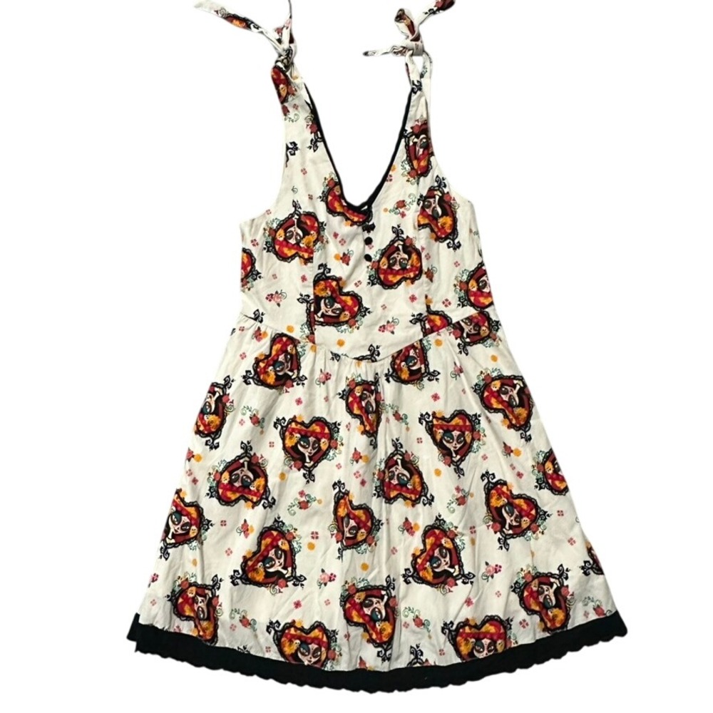 Hot‎ Topic Book of Life Exclusive Collection Skirt Black Lace Trim Size LG